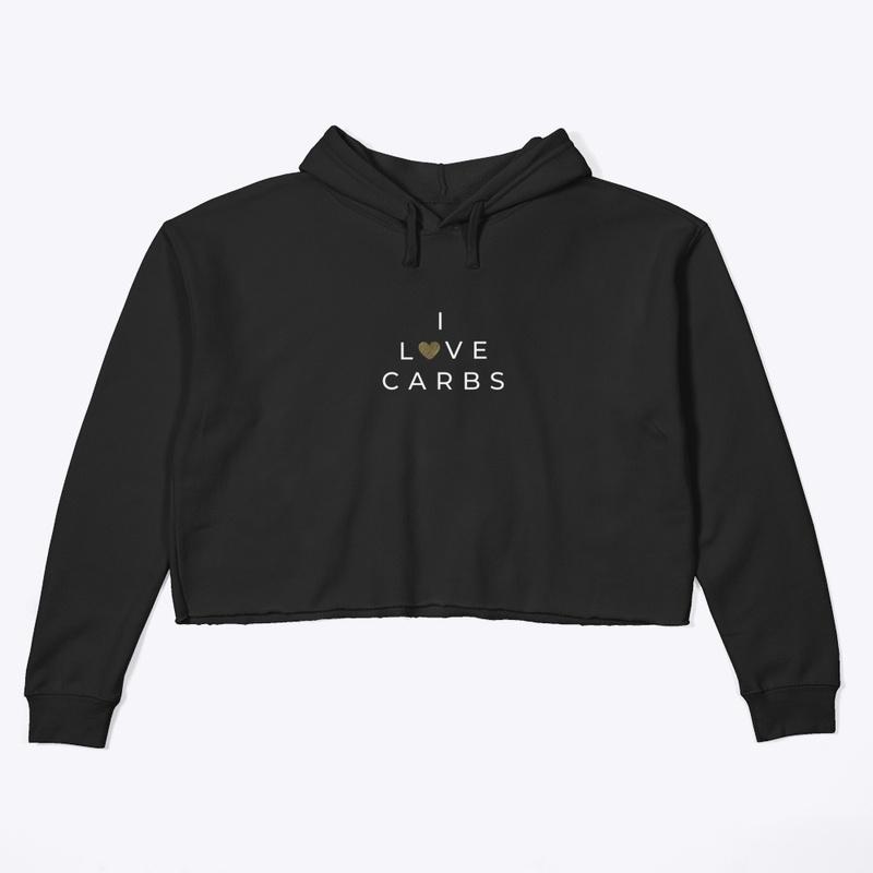 Carb Lover Crop- black